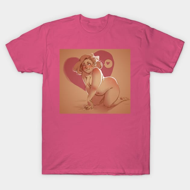 Cute Lady! T-Shirt by Glasmond